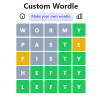 Custom Wordle - Play Custom Wordle On Weaver Game